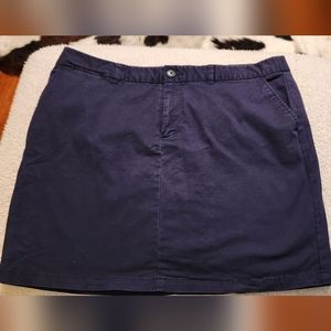 Gap, Navy Blue Twill Skirt, size 14 women's